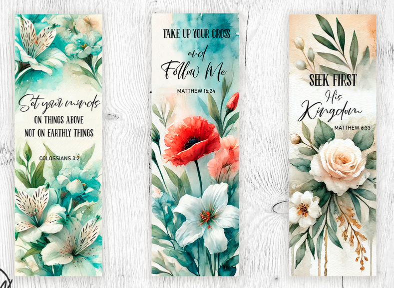 Bible Verses Prints Christian Wall Art Posters Watercolor Set of 3 Canvas Christian Wall Art Office Religious Wall Decor Christian Wall Art & Decor: Bible Verse & Scripture Canvas Posters and Prints