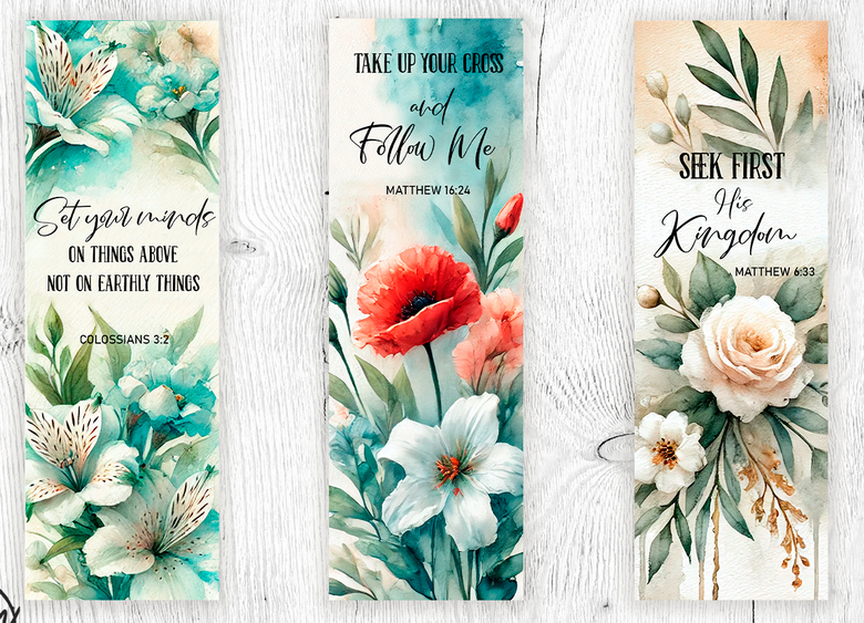 Bible Verses Prints Christian Wall Art Posters Watercolor Set of 3 Canvas Christian Wall Art Office Religious Wall Decor Christian Wall Art & Decor: Bible Verse & Scripture Canvas Posters and Prints