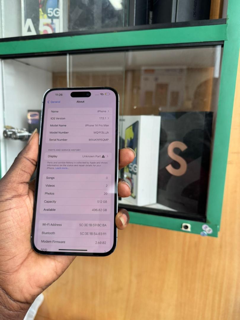 Apple iPhone 14 Pro Max 512GB - Unlocked, 5G, Super Retina XDR, Pro Camera System, All-Day Battery Life