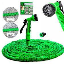 🤑🤑*100feet/30meters expandable magic hose pipe for car wash gardening.Innovative design expands to 3 times its original size when water is turned on, fully retracting when water is turned off.

Incl