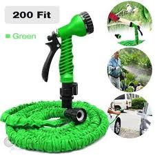 🤑🤑*100feet/30meters expandable magic hose pipe for car wash gardening.Innovative design expands to 3 times its original size when water is turned on, fully retracting when water is turned off.

Incl