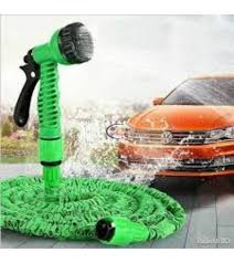 🤑🤑*100feet/30meters expandable magic hose pipe for car wash gardening.Innovative design expands to 3 times its original size when water is turned on, fully retracting when water is turned off.

Incl