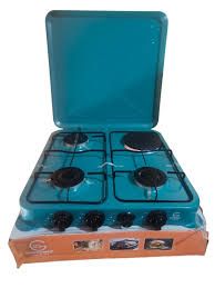 🤑✨️PROMOTION PRICE 🤑📍DONT MISS OUT 📍Eurochef 3 GAS AND 1 ELECTRIC PLATE TABLE TOP GAS COOKER.FOUR BURNERS THREE GAS AND ONE ELECTRIC PLATE
AUTOMATIC IGNITION
PRODUCES UNIFORM FLAME
STRONG RACKS
EA