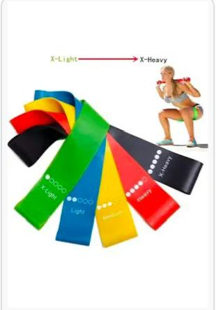 🤪🍃Elevate your yoga and fitness experience🥰🤑6pcs/set Resistance Bands Yoga Elastic Bands for Fitness Equipment Training Workout Exercise Loop Gym Rubber Gum Power Bands