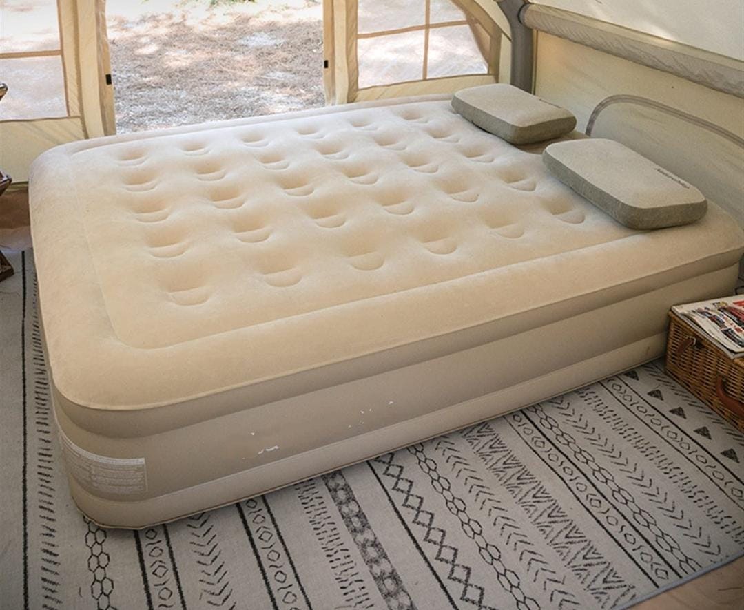 🤑🥳SHOP AT DISCOUNTED PRICE + ADDED OFFERS✔️🥳Cashmere Self inflatable BED +2 inflatable PILLOWS.