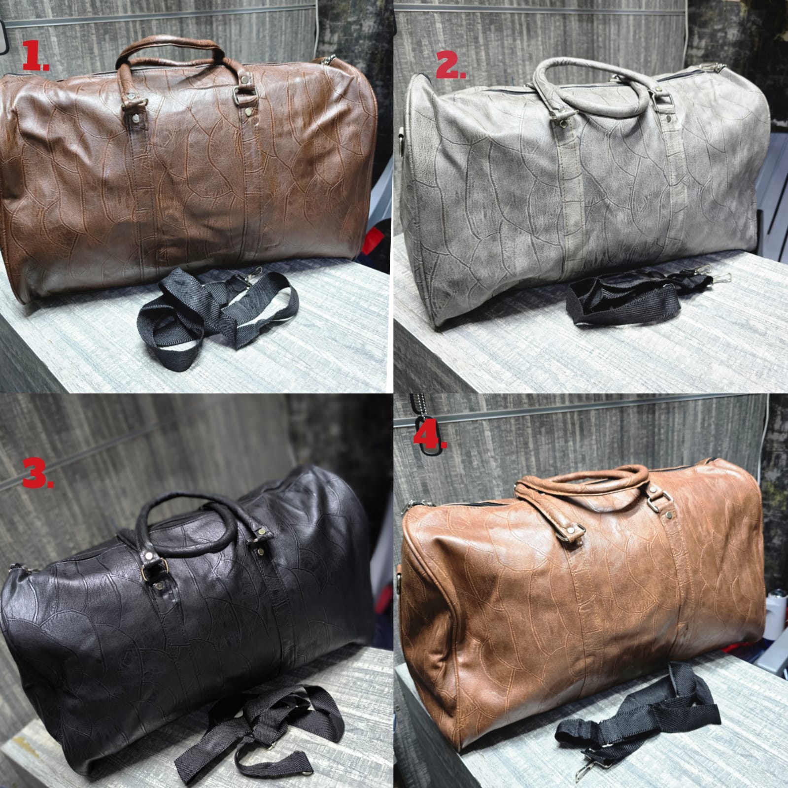 🤩‼️TRAVEL IN STYLE. Fashion Big Capacity Leather Travel Bags Men Women Soft BlaCowhide Casual Travel Duffel High Quality Cow Leather Shoulder Bag.