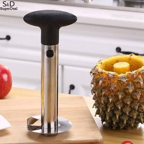 Pineapple Peeler And Slicer.Fast, high efficiency to peel, core and slice fresh pineapple in seconds.
With unique detachable wedger and make ready-to-eat chunks of pineapple.
Makes perfectly-shaped ri