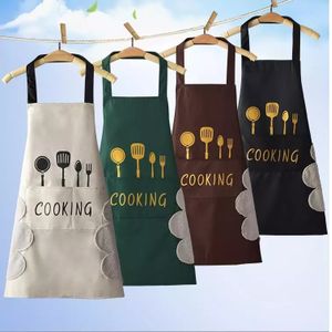 Fashion Waterproof Kitchen Cooking Aprons UNISEX Chef Apron.Adjustable, waterproof and Easy to clean .
Come with a practical pocket on the front to store some gadgets such as keys, cellphone, MP3, etc