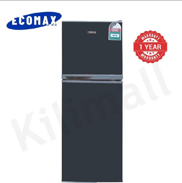 ECOMAX 138L Double Doors Fridge and Freezer BCD-138 Energy Saving Household Applicances Refrigerator