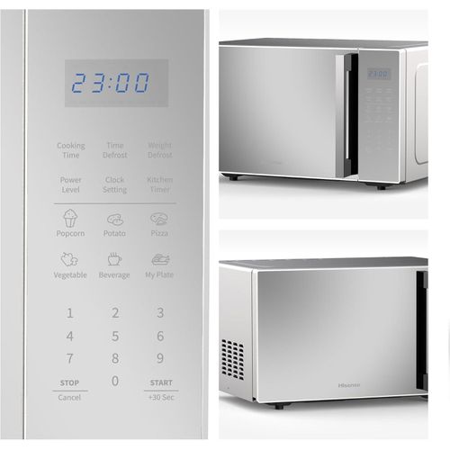 Hisense 30L Microwave Oven with Grill, Suitable for grilling Large Chicken and warming food
