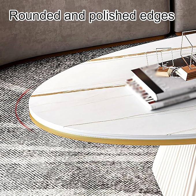 Simple Design Coffee Table Coffee Table Simple Modern Small Apartment Living Room Home Nordic Creative Oval Coffee Table Minimalist Side Table for Living Room