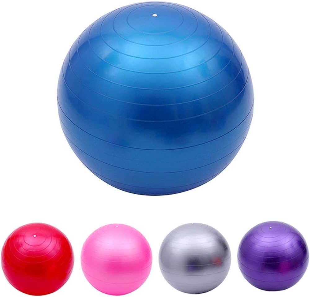Exercise Ball, Anti-Burst Yoga Ball with Air Pump, 80cm