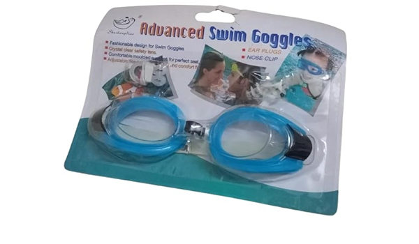 Kids  Swimming Goggles With Ear-Plug & Nose-Clip