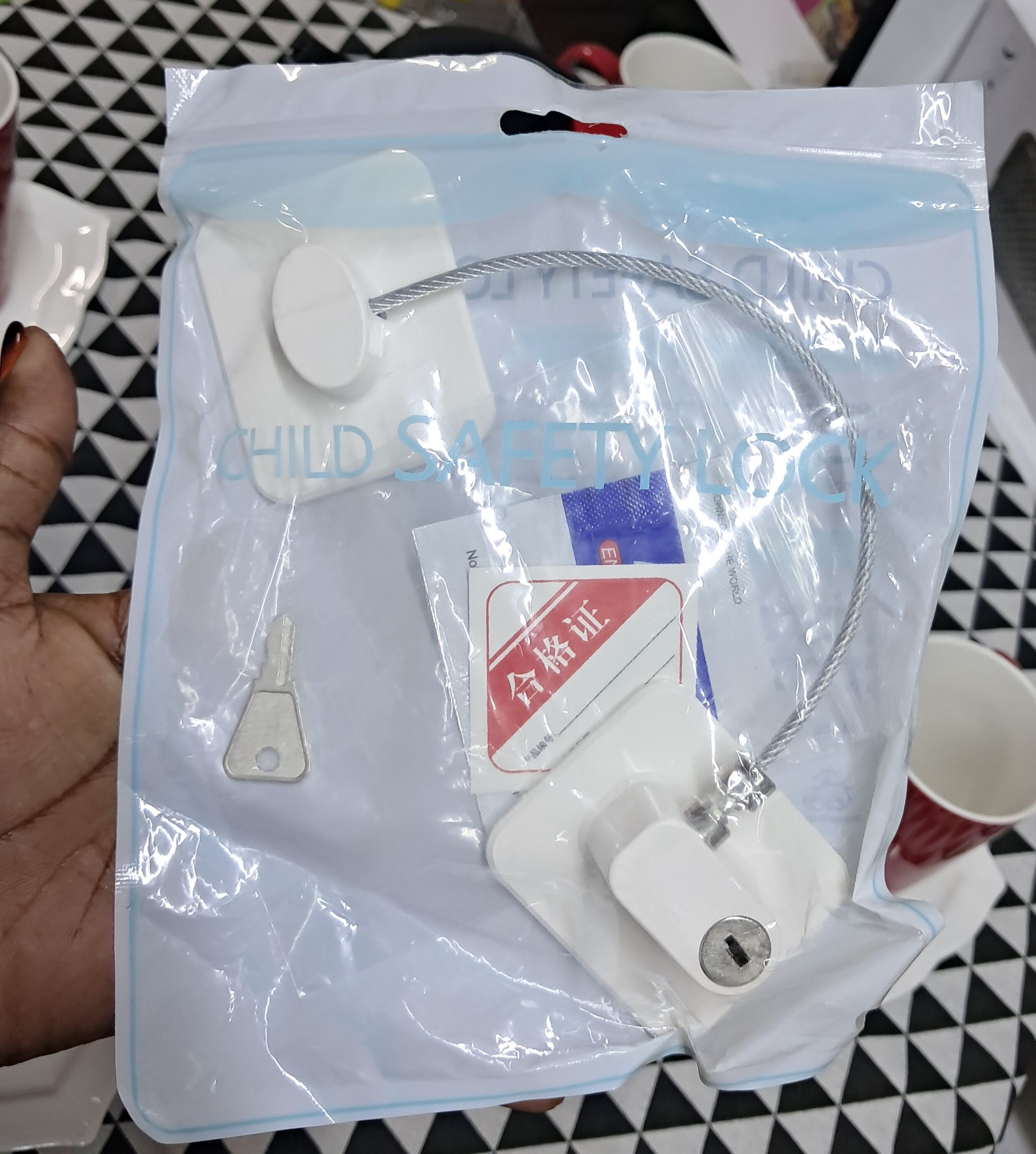 Fridge Lock Refrigerator Lock with 1 Key
