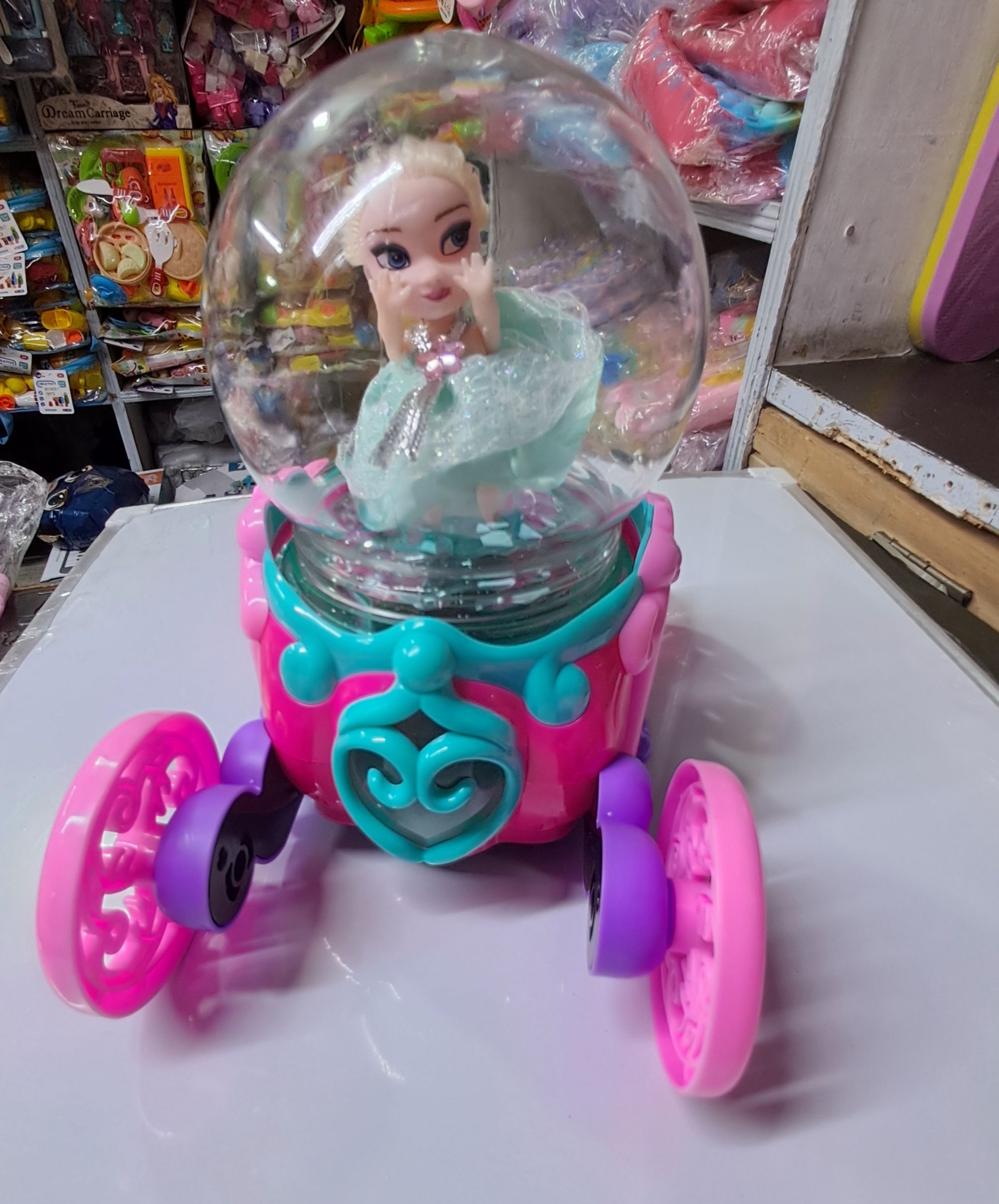 Princess Doll with Chariot with Music & Light,Toys for Kids