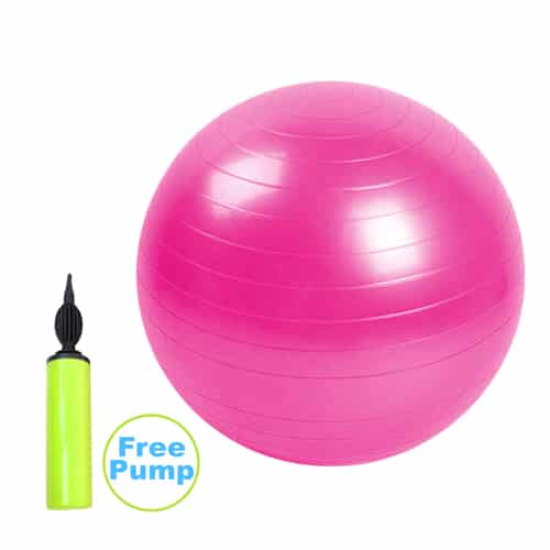 Exercise Ball, Anti-Burst Yoga Ball with Air Pump, 80cm