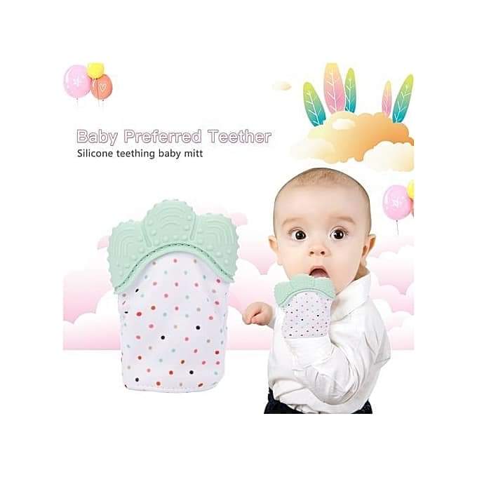 Baby Teething Mitten, Self Soothing Teether 1-Hand