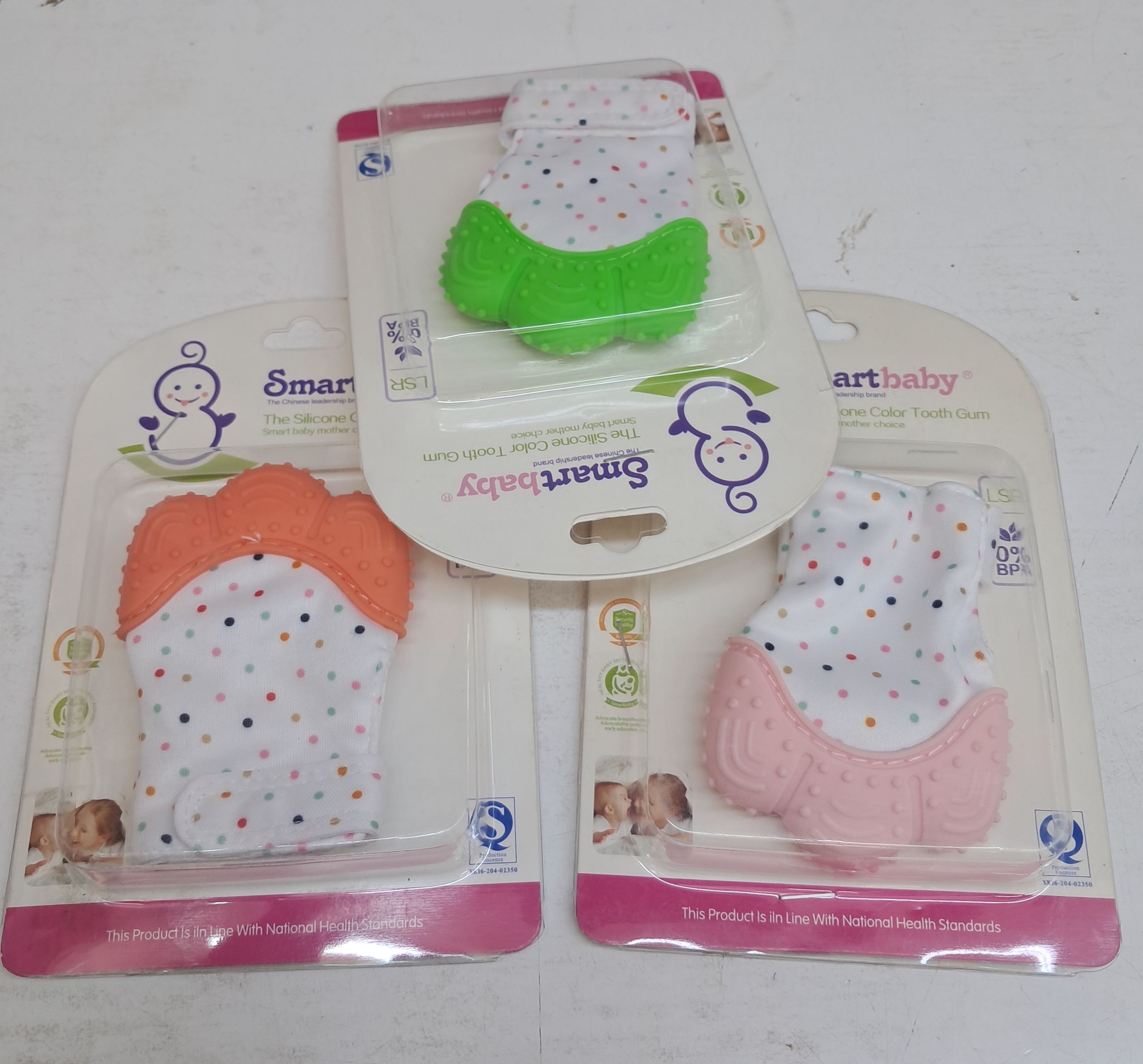 Baby Teething Mitten, Self Soothing Teether 1-Hand