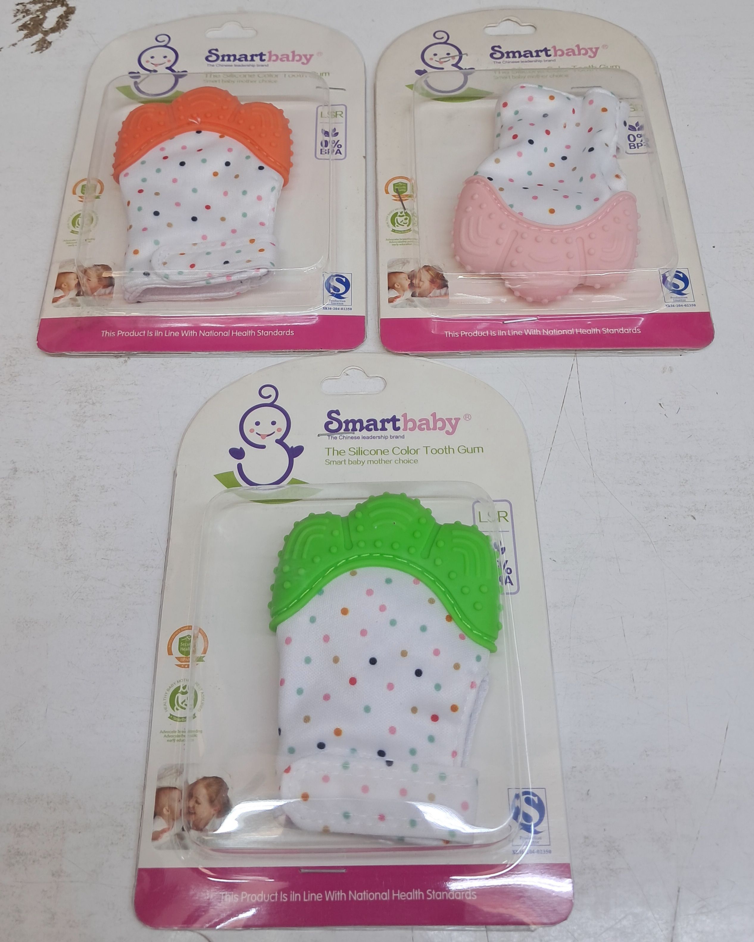 Baby Teething Mitten, Self Soothing Teether 1-Hand