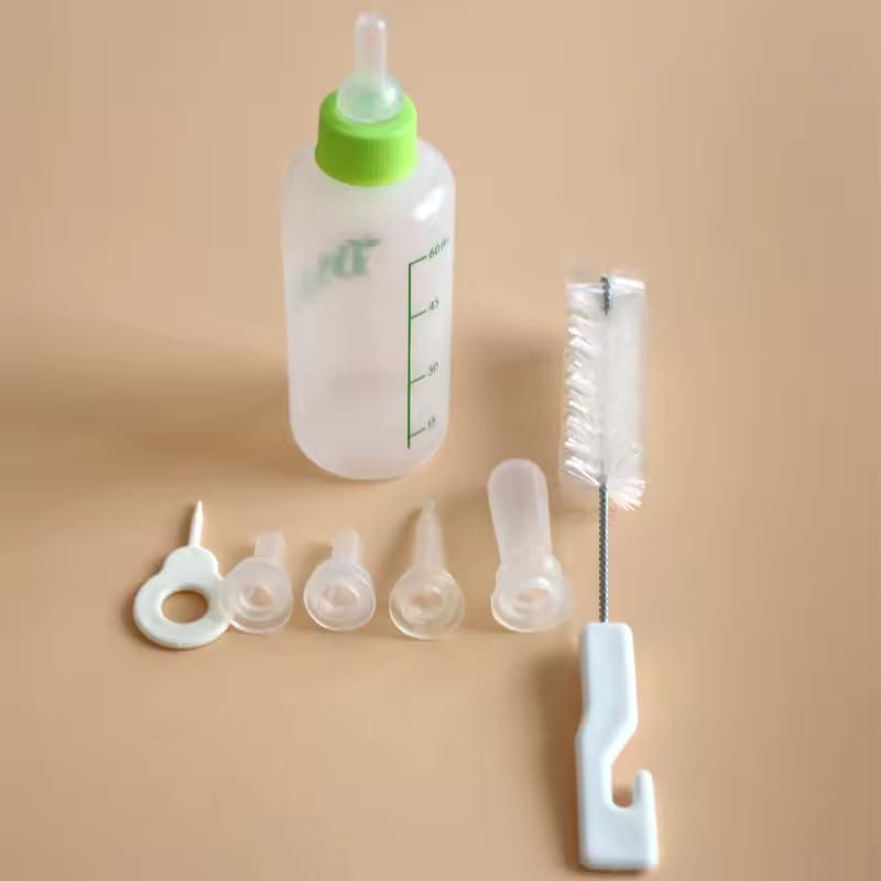 Kitten Cat Milk Care Feeding Bottle Set 60ml
