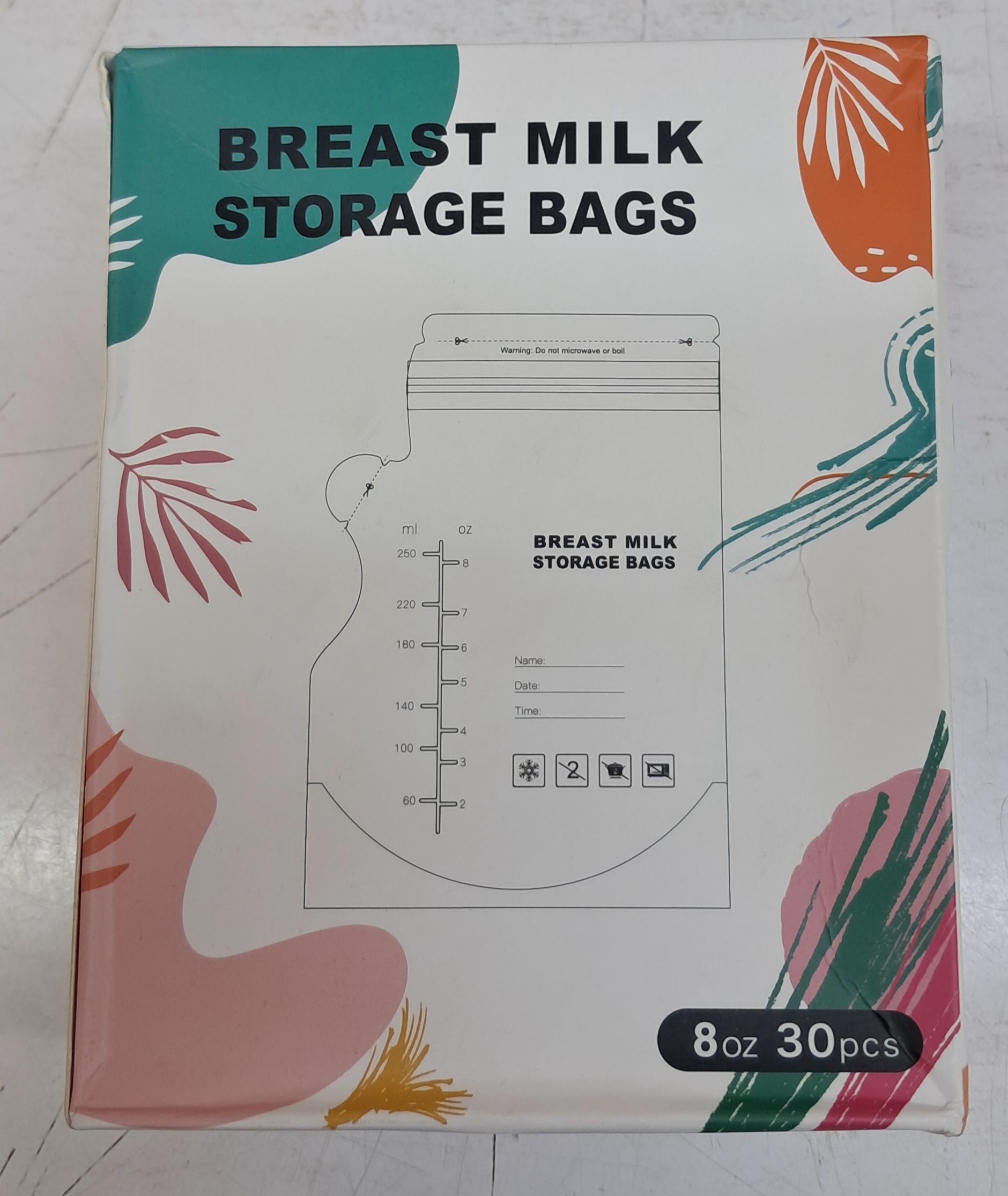 Breast Milk Storage Bags - Pack of 30