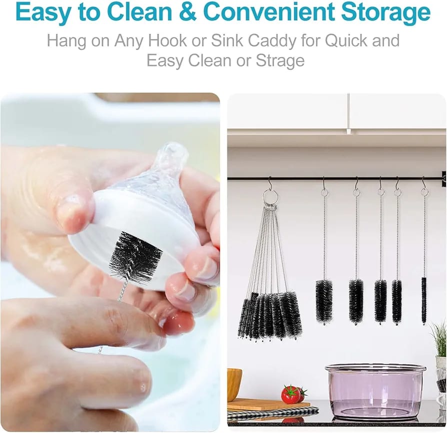 Cleaning brushes set 10in 1 kit