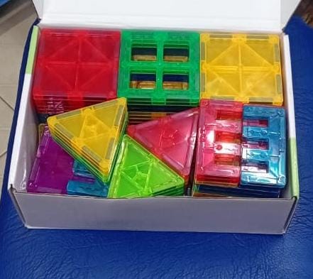 Magnet Building Tiles Clear Magnetic 3D Blocks