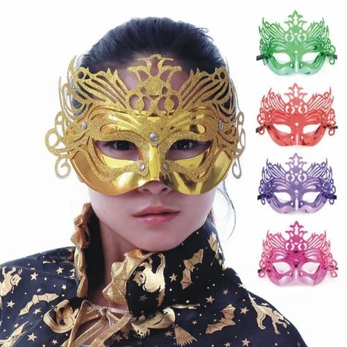 Shiny Glittery Party Face Masks