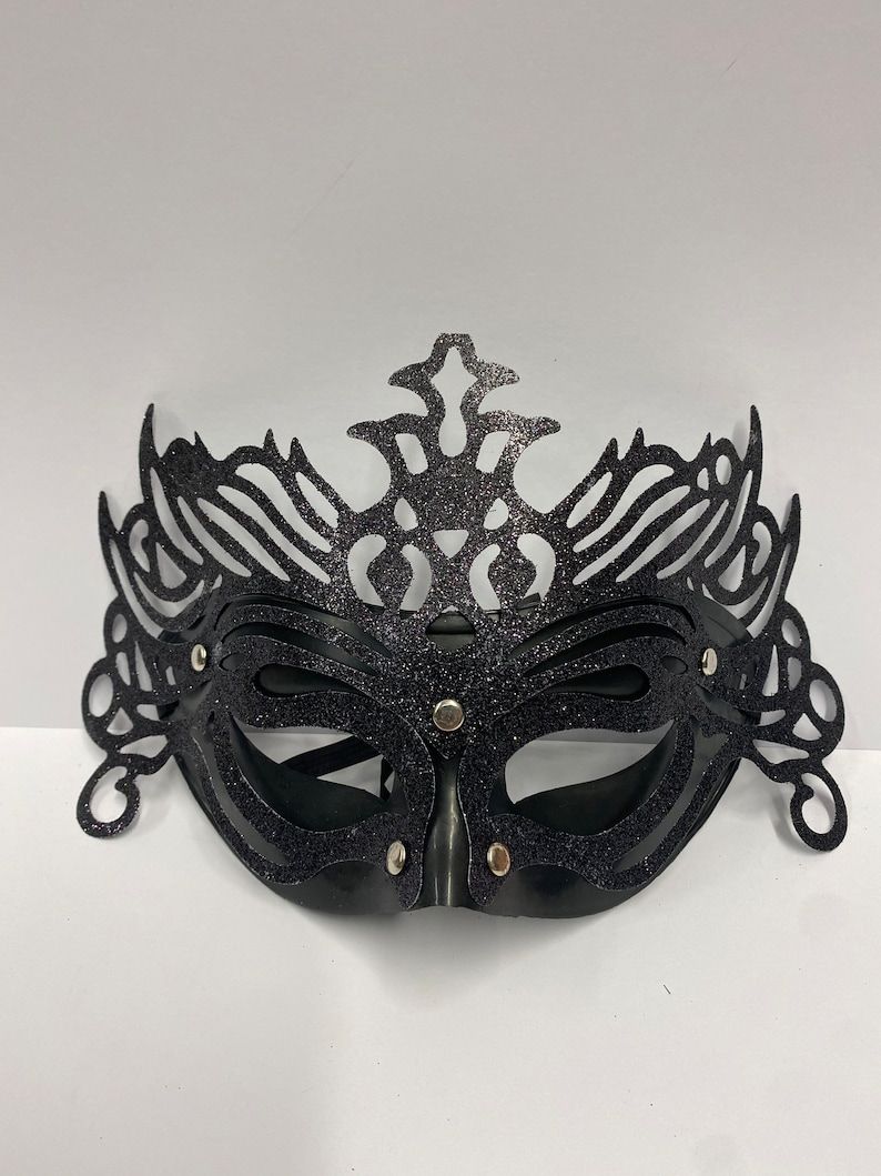 Shiny Glittery Party Face Masks