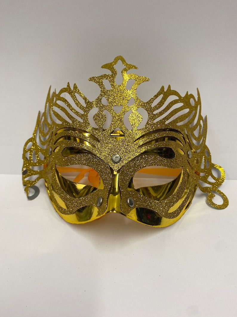 Shiny Glittery Party Face Masks