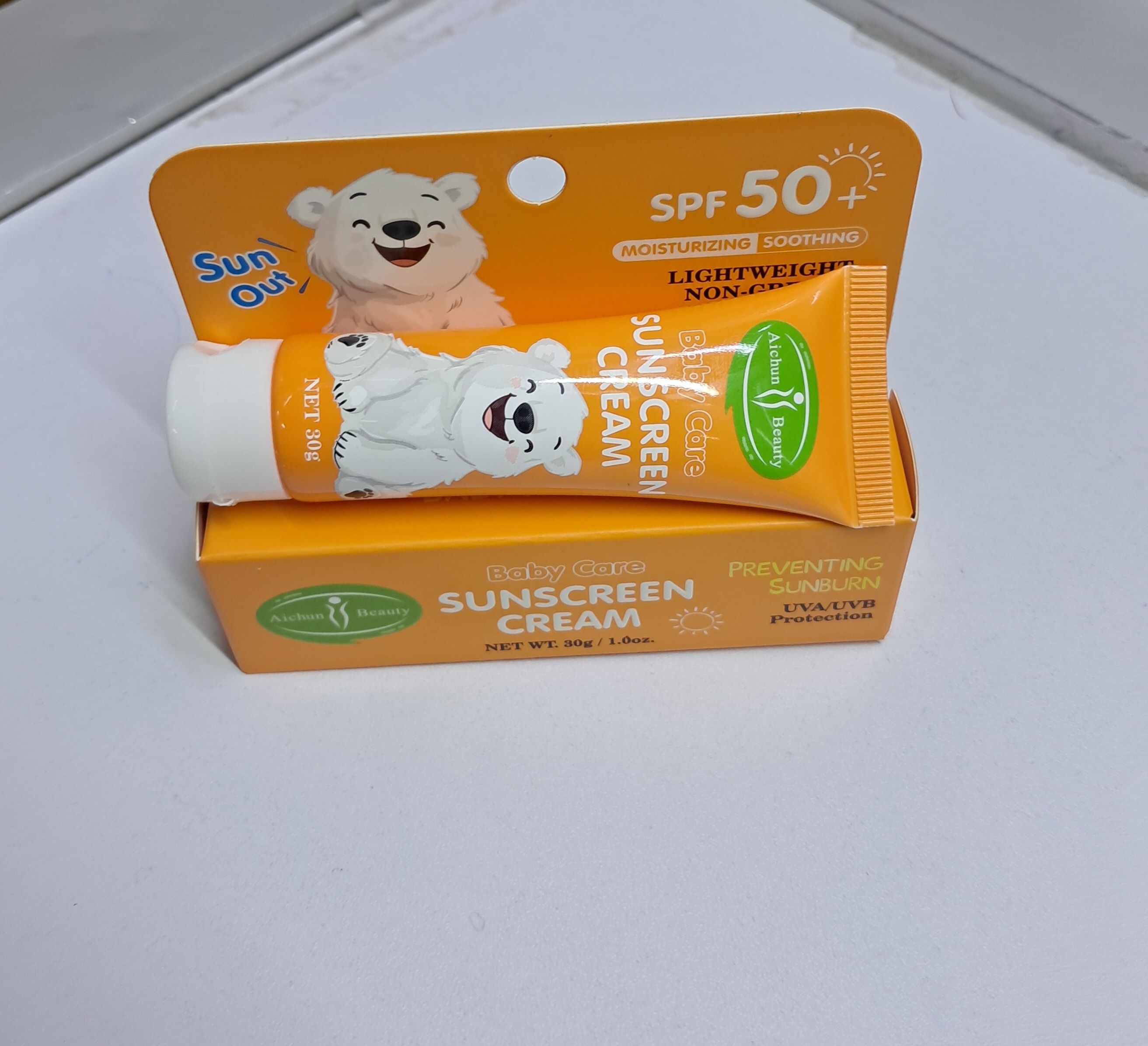 Baby Care Sunscreen Cream with SPF 50+ for kids
