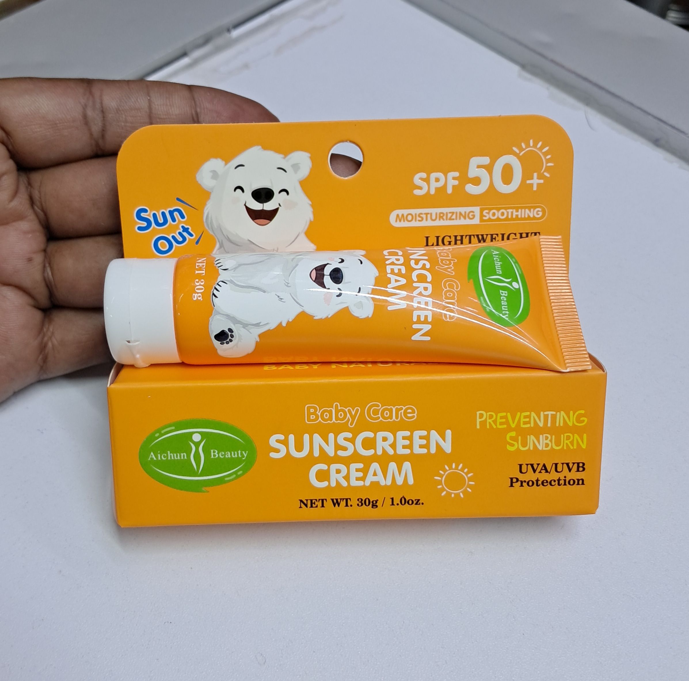 Baby Care Sunscreen Cream with SPF 50+ for kids