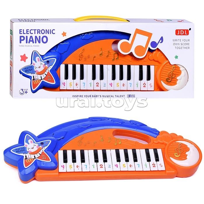 child's electronic keyboard piano.