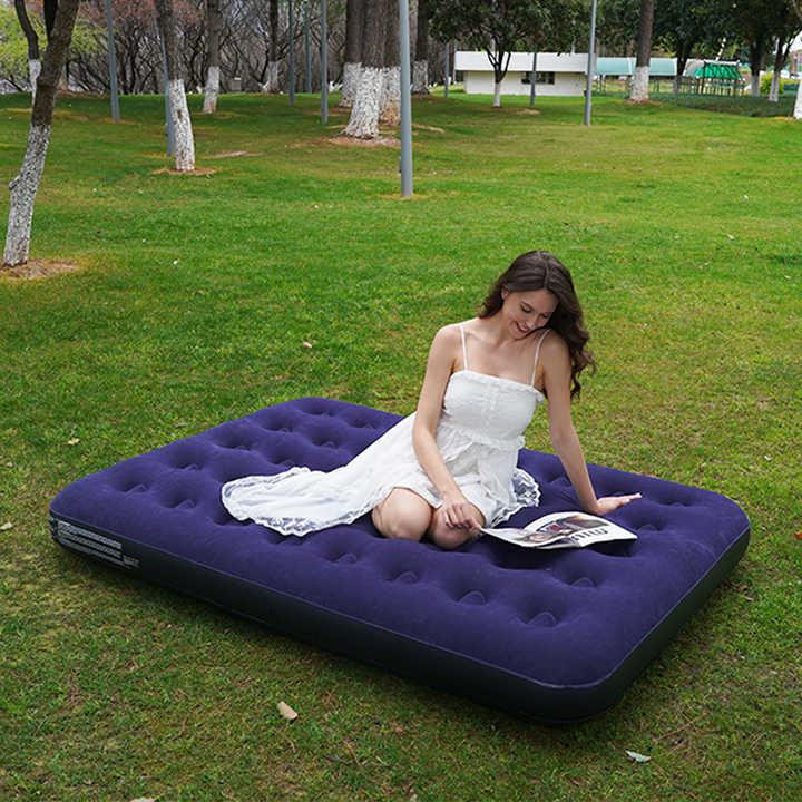 Inflatable Camping Mattress Multiple Sizes 5x6
Size 203L x 152W x 22h cm
