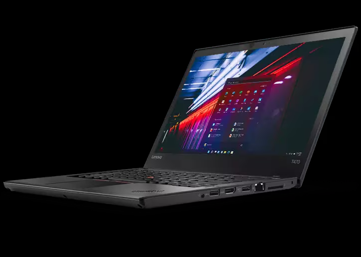 Refurbished Lenovo ThinkPad T470 Laptop Core i7 8GB RAM 256GB SSD ROM 14'' Inch Refurbished Laptops Computer Notebook Black