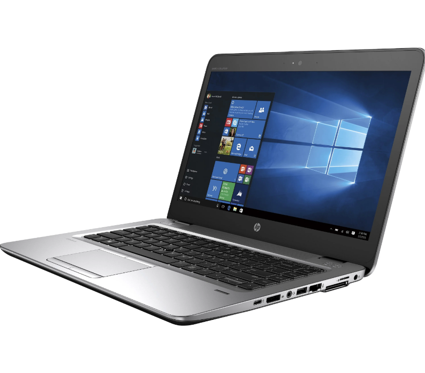 (i5+8GB+500GB+14") Hp Elitebook 840 G1 Laptop Intel Core i5 8GB RAM + 500GB HDD ROM Storage  Windows Office Refurbished Notebook Silver 14 inch FHD Display Laptops Computer