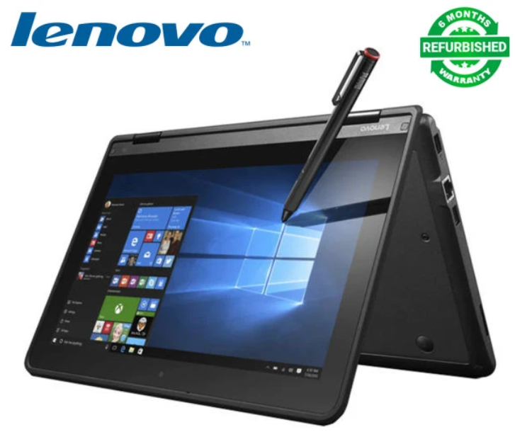 {i3+8GB RAM+128GB +11.6"} Lenovo Thinkpad Yoga 11e X360 Intel Core i3 8GB RAM +  128GB SSD Refurbished Laptop Touchscreen 11.6 Inch Screen Laptops With Windows Office Installed  High Quality Computer