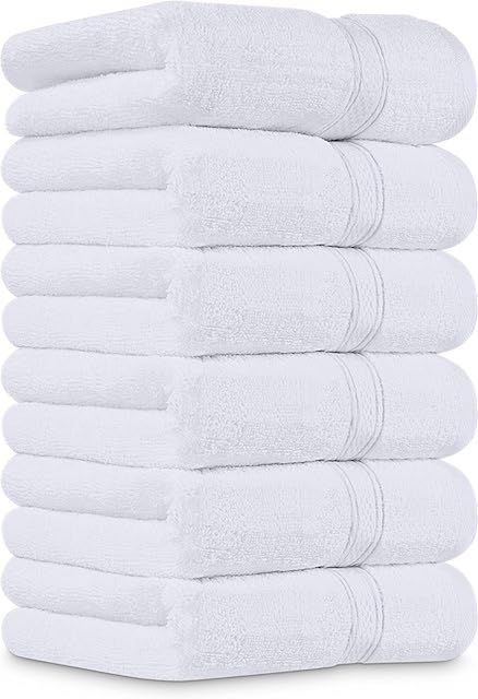 Utopia Hand Towels For Bathroom, Gym, Shower, Hotel, and Spa, 100% Cotton - 40x70cm
