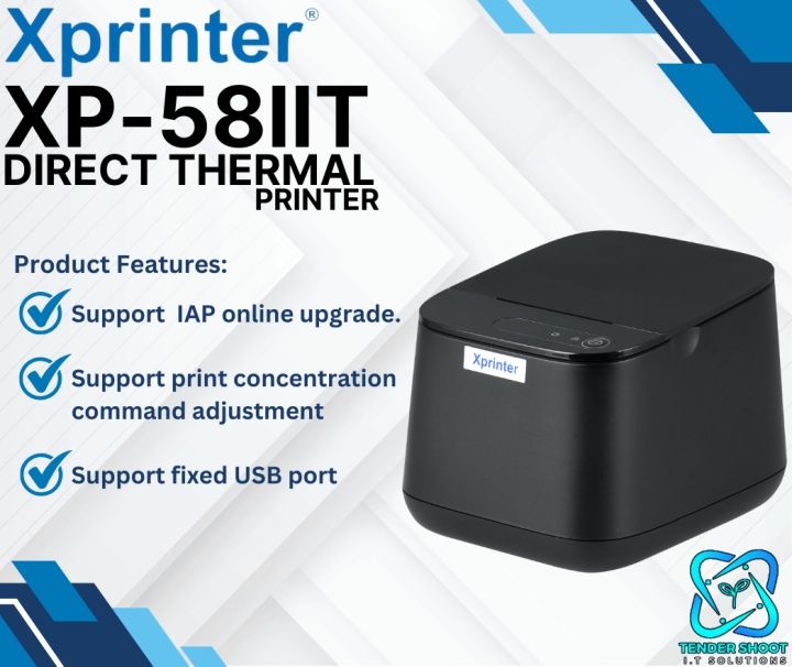Thermal Printer 58mm With USB + Bluetooth Dot Matrix Receipt Printer - XP-58IIT
