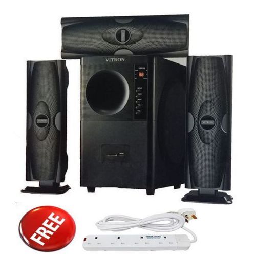 Vitron V635 3.1CH 10,000W Woofer FM , USB , BT + Gift