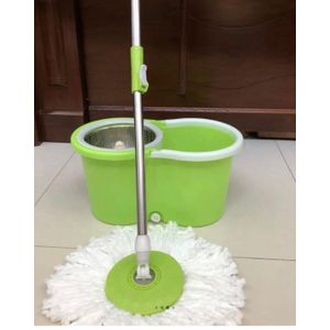 360 Degree Spin Mop and Bucket Blue - Metallic.Features
A simple blue color design
Microfiber mop heads with a gentle and soft feel; also machine washable
Drain hole to help remove excess water when n
