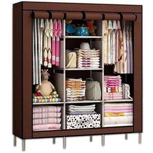 🥭NEW TRENd🥭🧏SHOP WITH THE BEST DISCOUNTS 🧏TC Metallic Portable 3 Column Cloth Wardrobe.. It's perfect for all your clothes storage needs, highly portable and convenient
