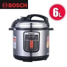 🔹️KEEP TUNED 🔹️Bosch 6.0L Programmable MultiFunctional Electric Pressure Cooker-BOSCH.6 pre-programmed menu (Rice, Cake, Chicken, Soup, Bean/Beff, Manual Cook)
5 built-in safety features (Lid Auto-L