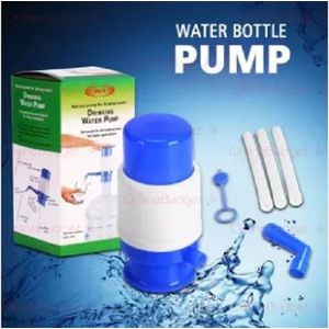 HUILE Portable Manual Hand Press Water Bottle Dispenser Pump. Innovative vacuum action for easy pumping
Removable tube for easy cleaning
Fits most standard 5-6 gallon water bottles
Environmentally Fri
