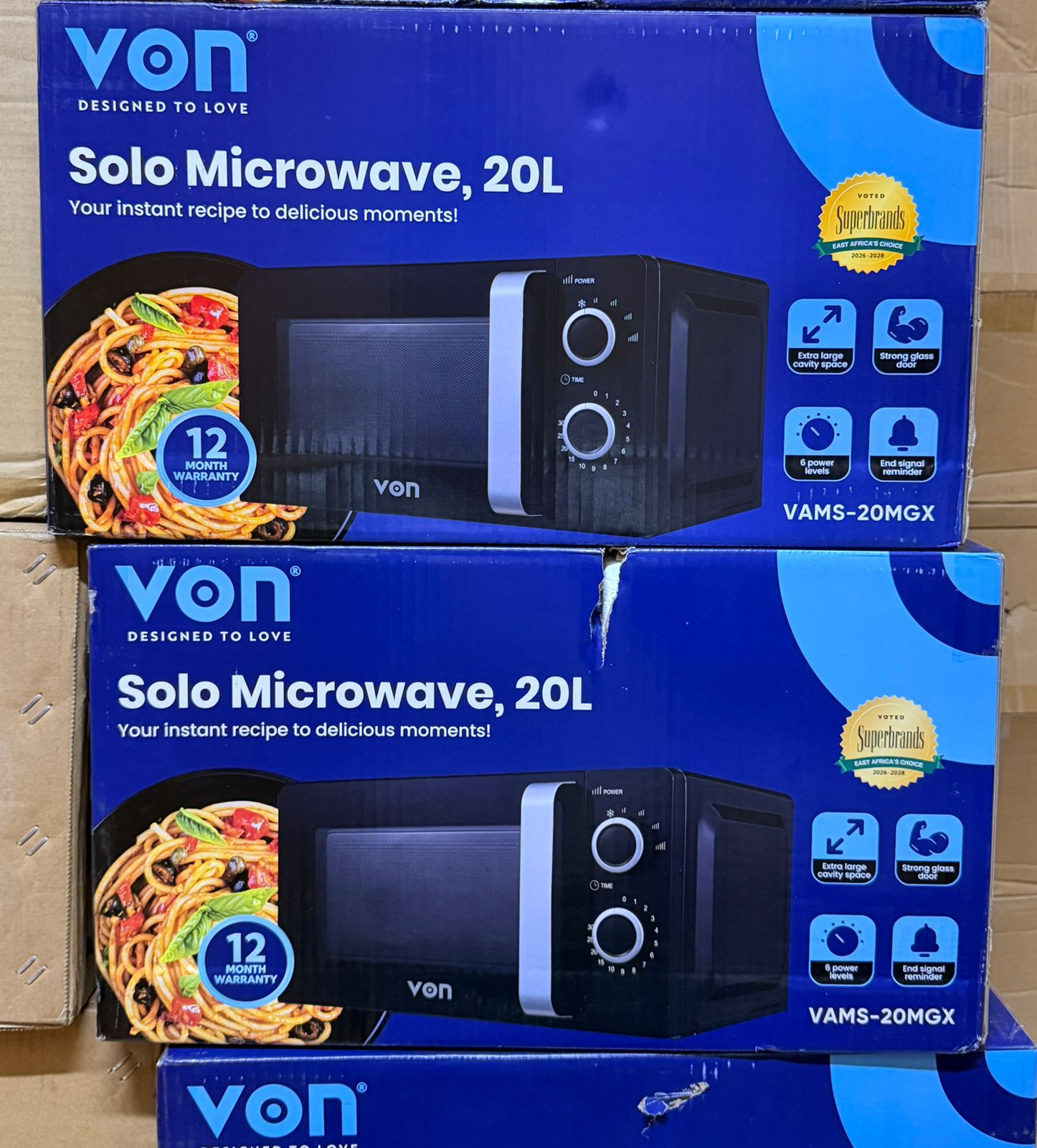 Vams / Von VAMS-20MGX 20L Solo Manual Microwave Oven
Heat, cook, and defrost your meals quickly and easily with the Vams (Von) VAMS-20MGX 20L Solo Manual Microwave — a simple, reliable, and affordable