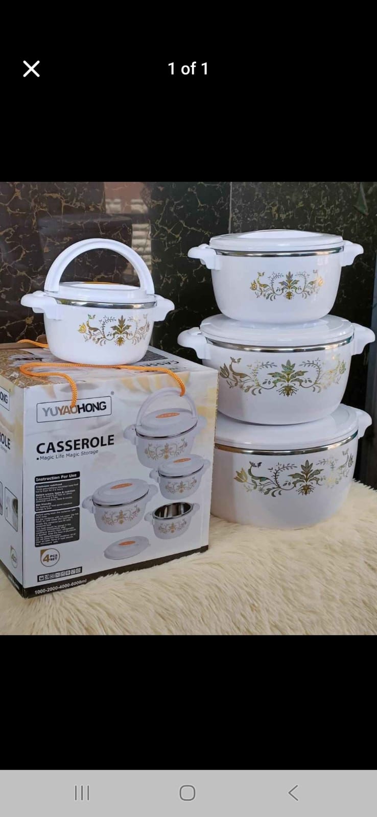 🍲 Casserole Hotpots – 4pcs Set 🍲
Keep your food hot, fresh, and tasty for hours with this elegant and durable casserole hotpot set.
✨ Key Features:
✔️ 4-piece set – different sizes for all serving n