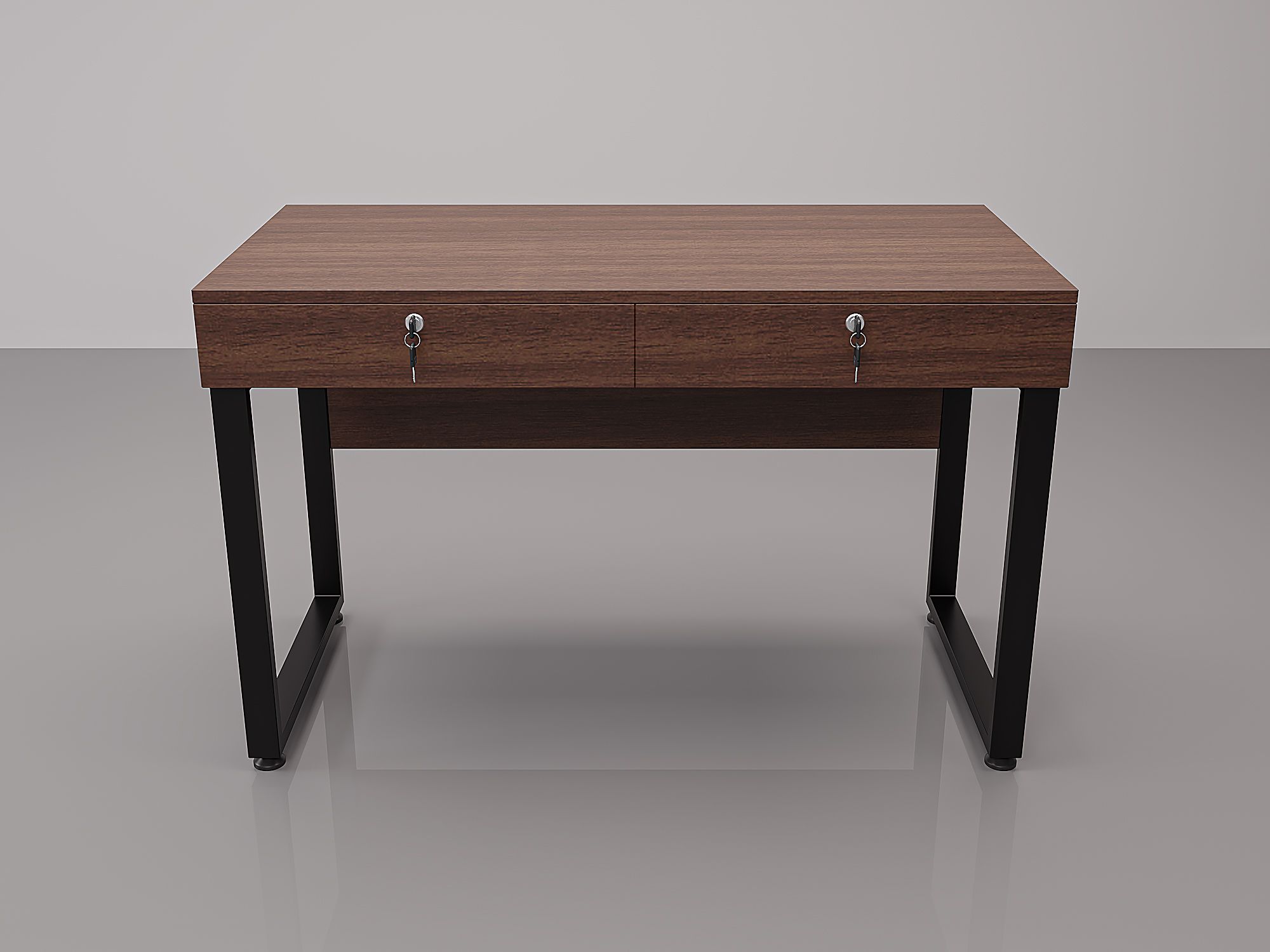 Modern Wooden Office Desk with lockable drawers perfect for offices, study rooms, or home work stations.