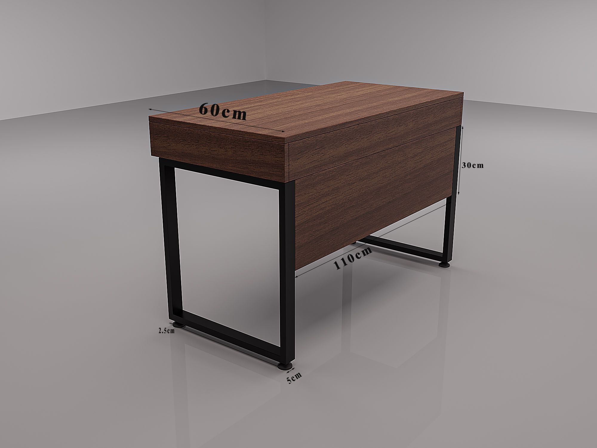 Modern Wooden Office Desk with lockable drawers perfect for offices, study rooms, or home work stations.