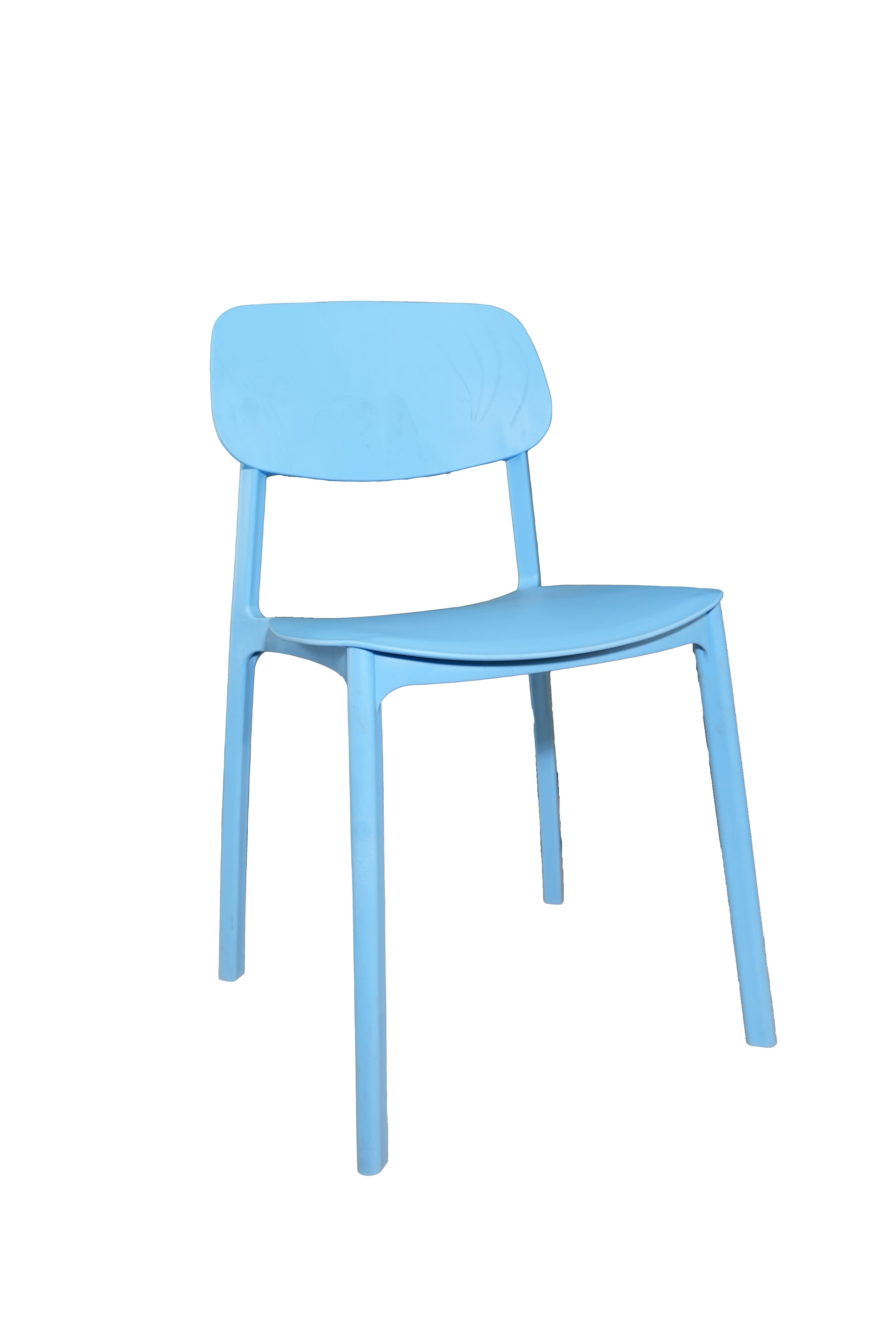Modern Plastic Chair. Designed for both comfort and durability its ideal for dining rooms restaurants or outdoor use.