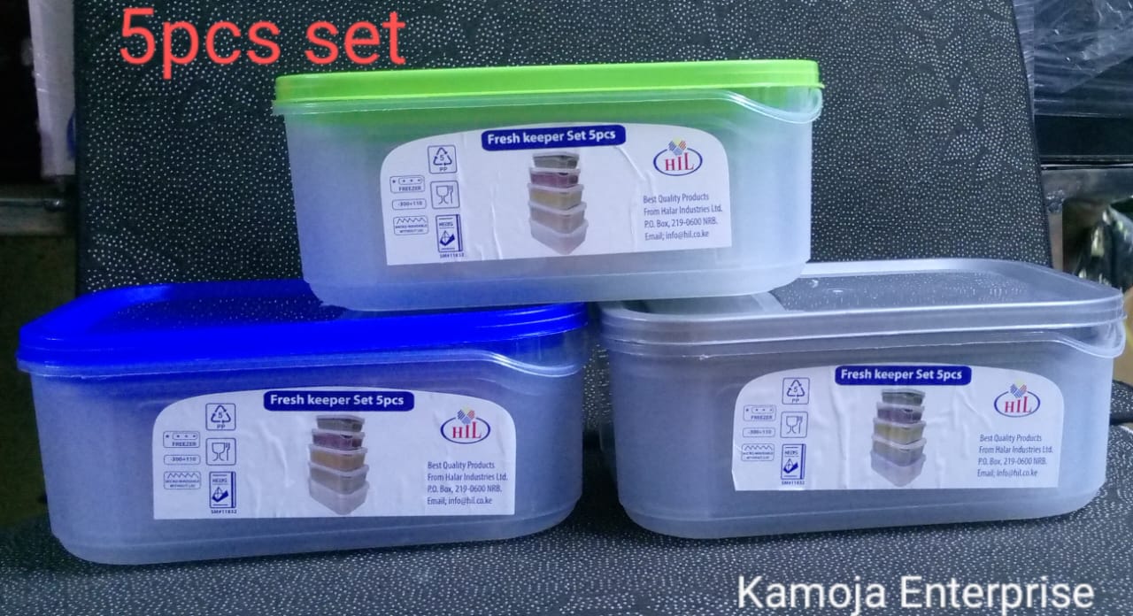Classy Star Plastic Store Fresh Container 5pcs store fresh container